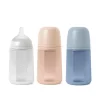 Suavinex Selection SX Pro Anti-Colic Silicone Bottle Medium Flow +3m Soft Colors 240ml x1 (8.11 fl oz)