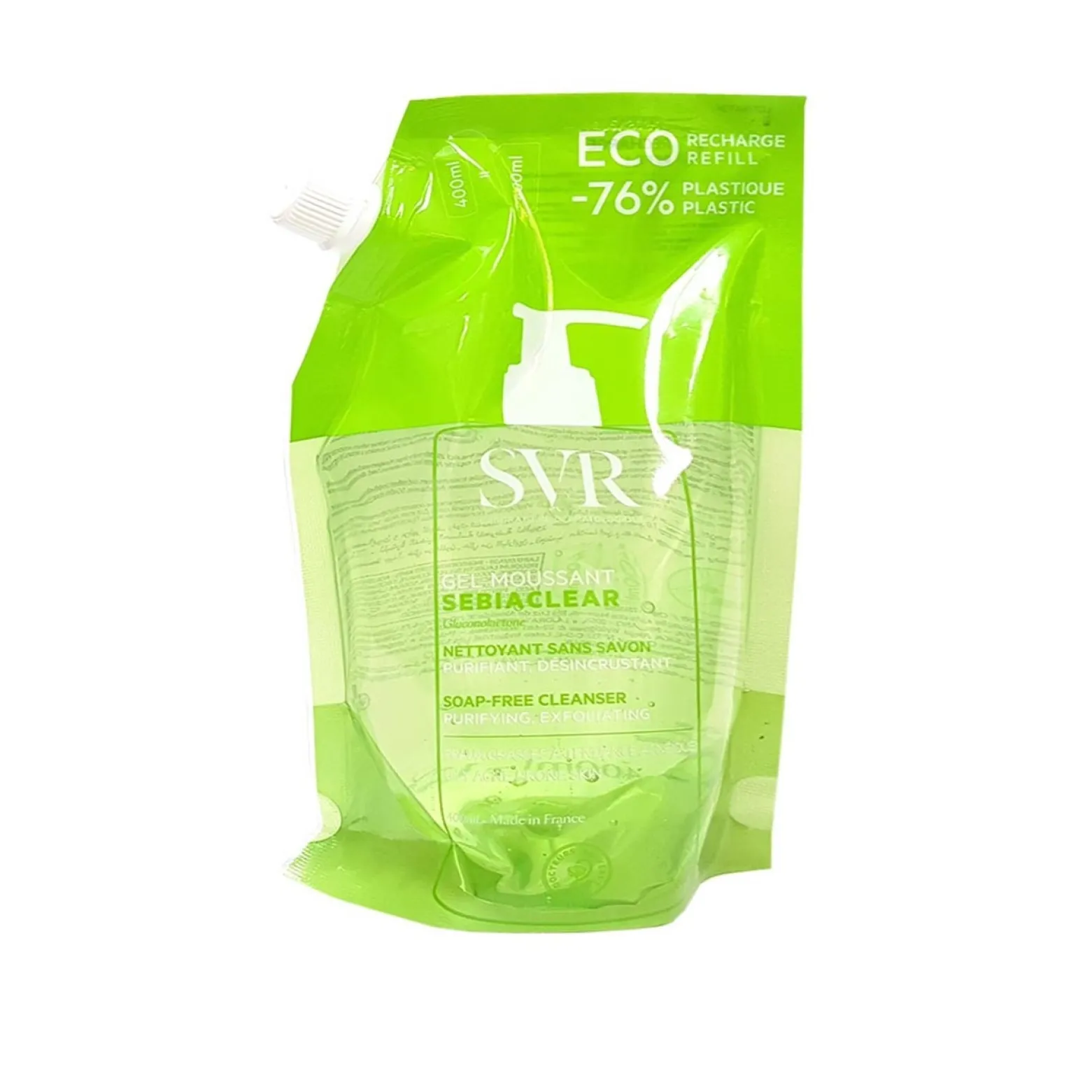 SVR Sebiaclear Purifying Cleansing Gel Eco Refill 400ml (13.5floz)