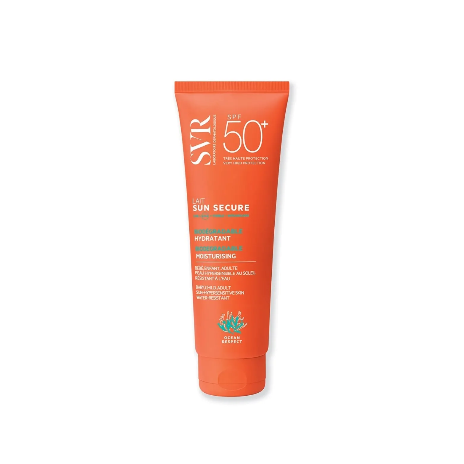 SVR Sun Secure Lait Invisible Moisturizing Milk SPF50+ Sunscreen 250ml (8.45fl oz)