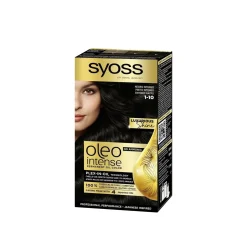 Syoss Oleo Intense Permanent Oil Color Permanent Hair Dye 1-10 Intense Black