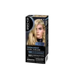 Syoss Permanent Cool Color Hair Dye 8_11 Light Blonde
