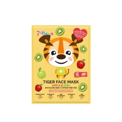 7th Heaven Tiger Face Mask Apple & Kiwi x1