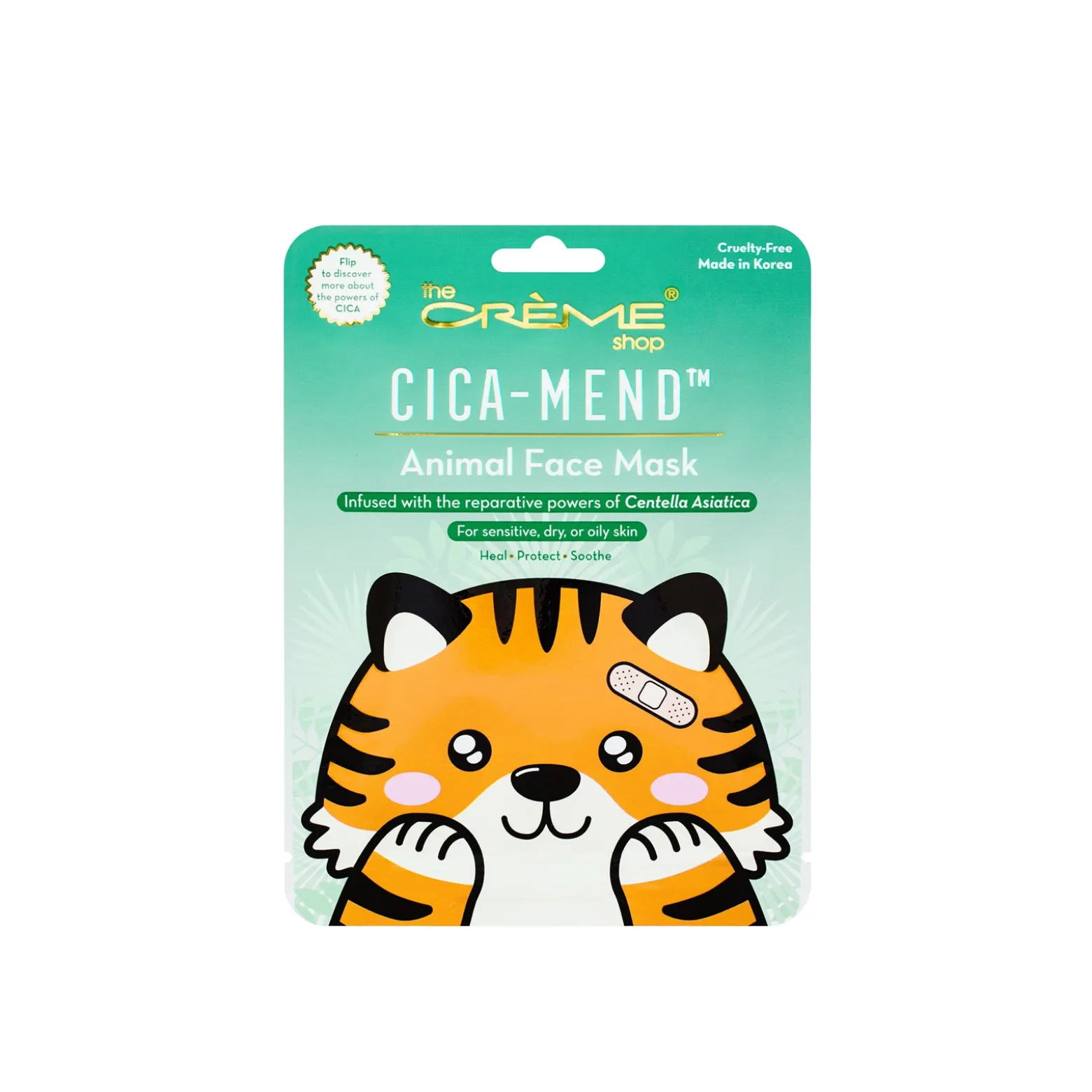 The Crème Shop Cica-Mend Animal Face Mask 25g (0.88 oz)