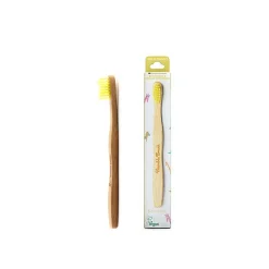 The Humble Co. Humble Brush Kids Bamboo Ultra-Soft Toothbrush Yellow