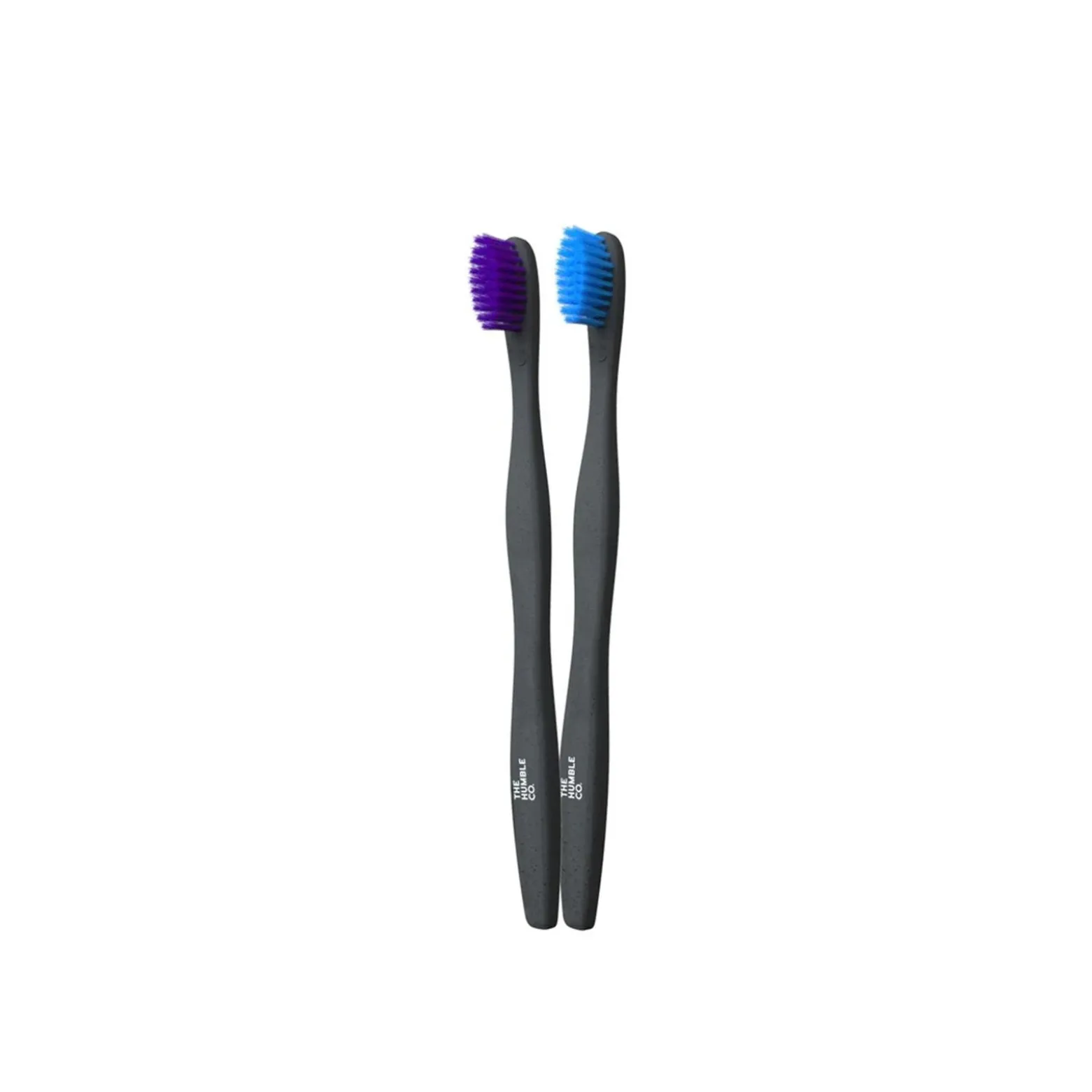 The Humble Co. Humble Brush Plant Based Materials Soft Toothbrush Purple/Blue x2