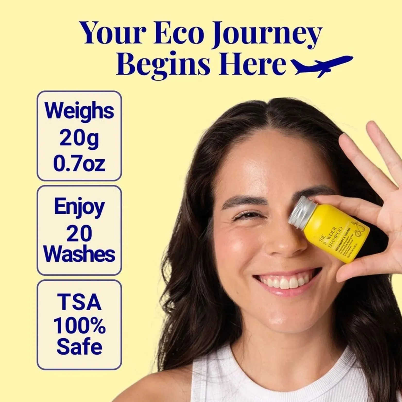 The Powder Shampoo Invigorating Shampoo Bergamot & Thyme 20g (0.70oz)