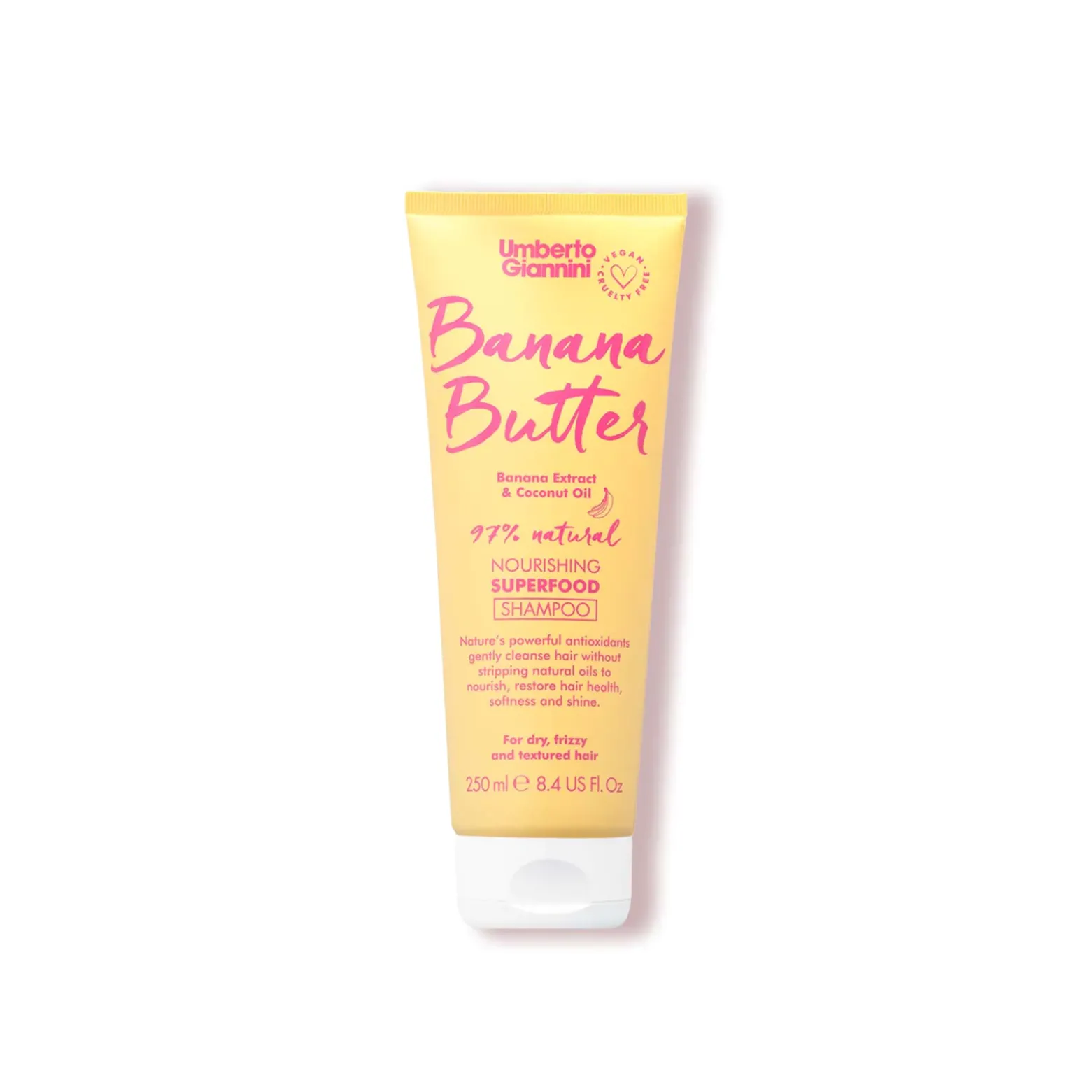Umberto Giannini Banana Butter Nourishing Superfood Shampoo 250ml (8.4floz)