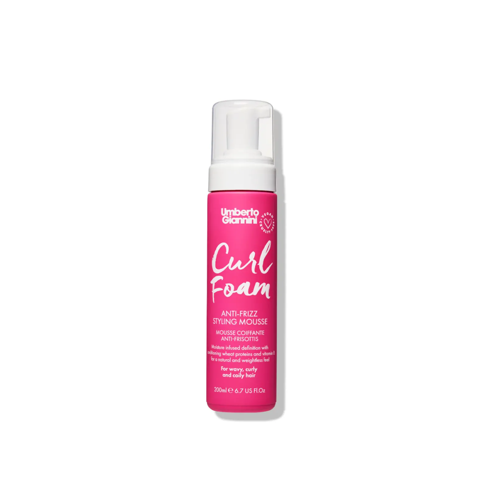 Umberto Giannini Curl Foam Anti-Frizz Styling Mousse 200ml (6.7floz)