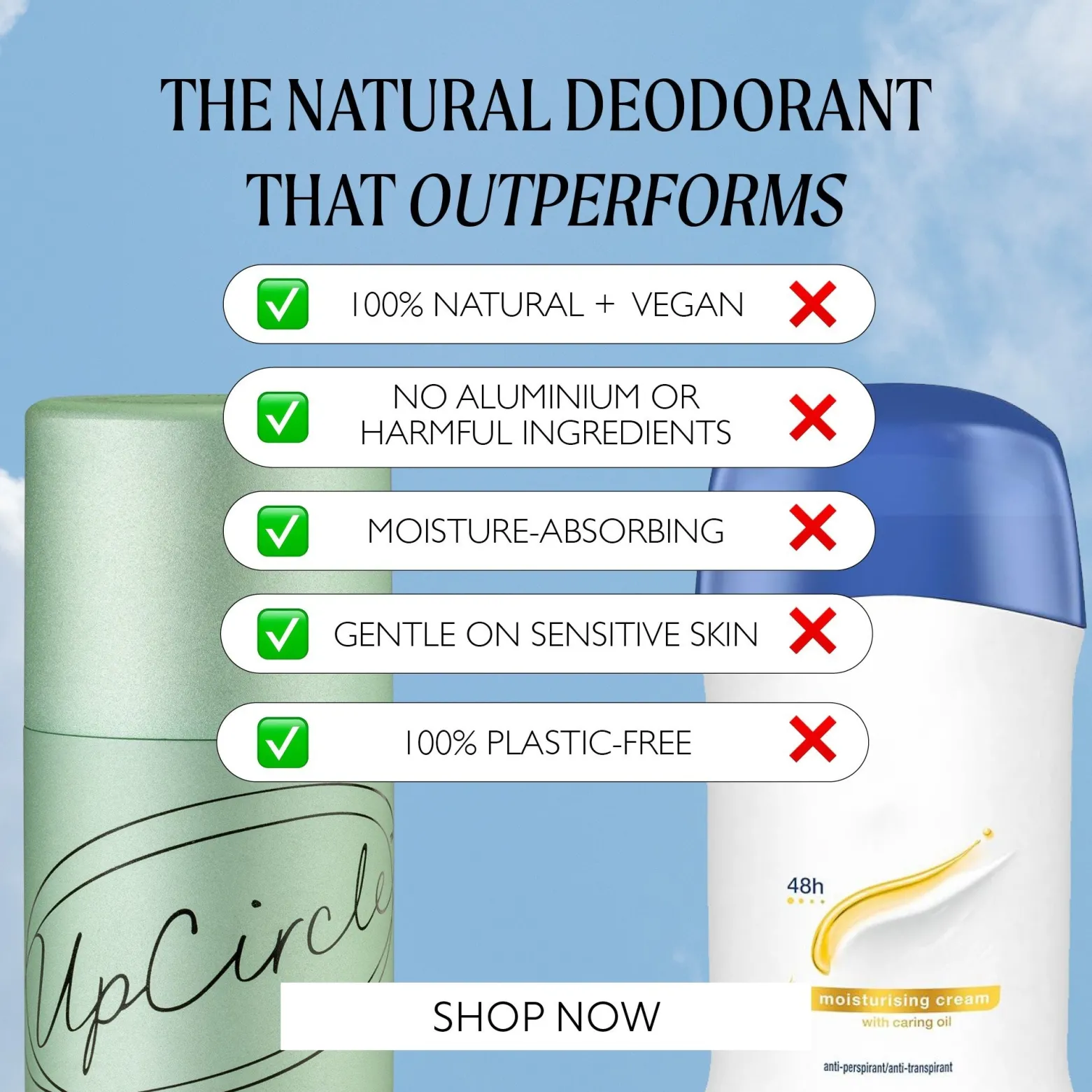 UpCircle Refillable Deodorant Fresh Citrus 41g (1.45oz)
