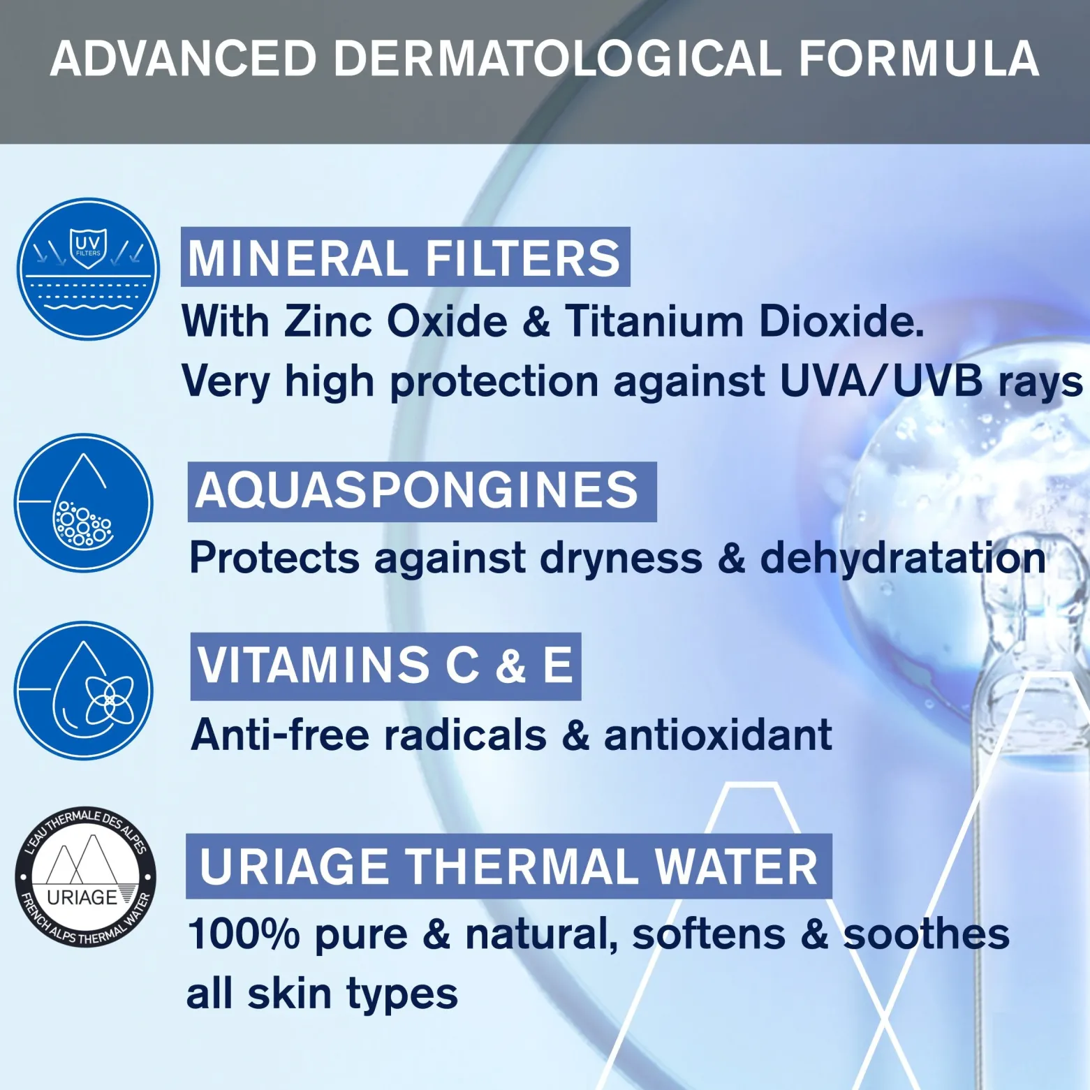 Uriage Baby 1st Mineral Cream SPF50+ 50ml (1.69fl oz)