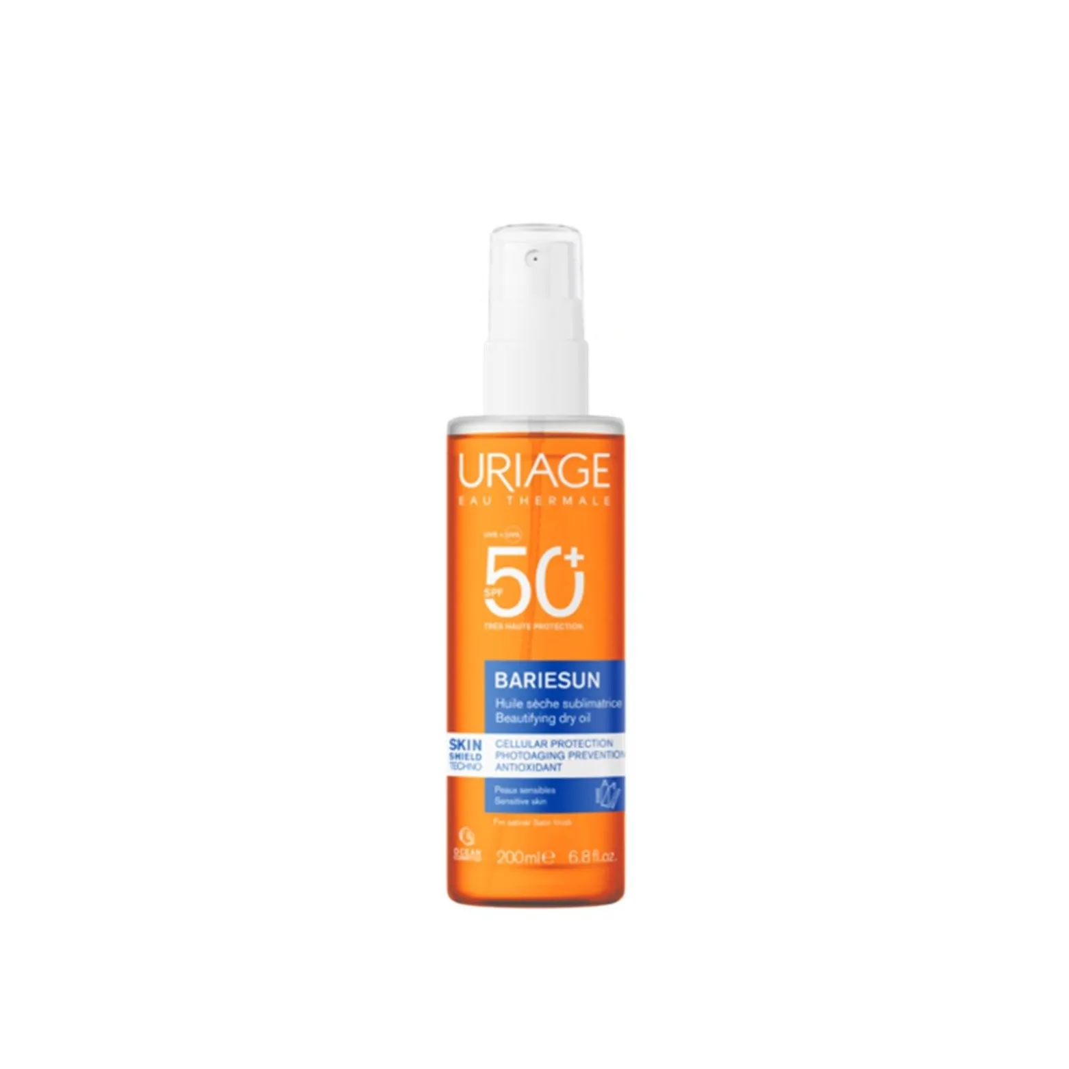 Uriage Bariesun Beautifying Dry Oil SPF50+ 200ml (6.76fl oz)