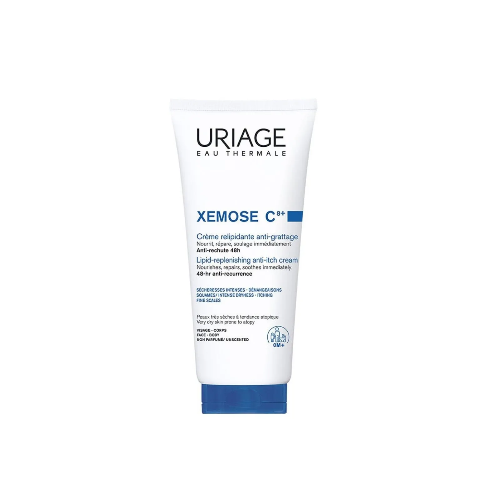 Uriage Xemose C8+ Lipid-Replenishing Anti-Itch Cream 200ml (6.8floz)