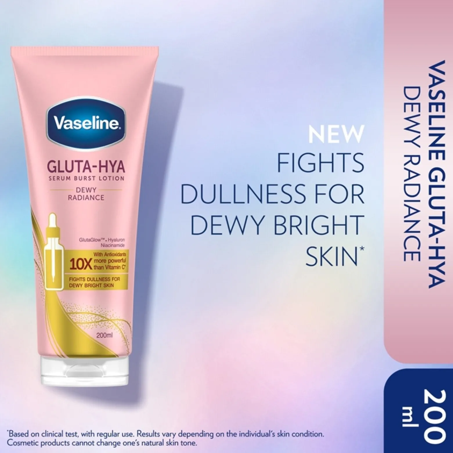 Vaseline Gluta-Hya Dewy Radiance Serum Burst Lotion 200ml (6.76floz)