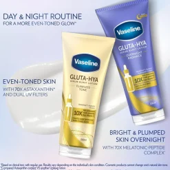 Vaseline Gluta-Hya Flawless Tone Serum Burst Lotion 200ml (6.76floz)