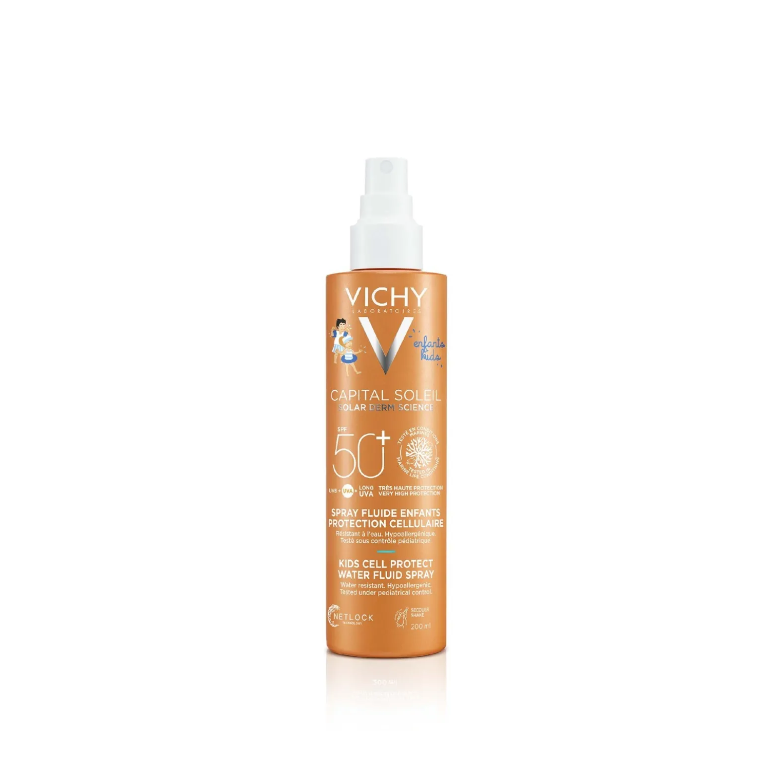 Vichy Capital Soleil Kids Cell Protect Water Fluid Spray SPF50+ 200ml (6.76 fl oz)