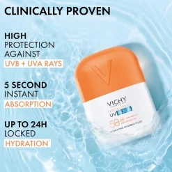 Vichy Capital Soleil UV Aqua Hydrating Invisible Fluid SPF50 50ml (1.69floz)