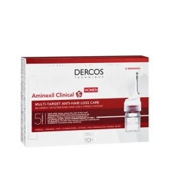 Vichy Dercos Aminexil Clinical 5 Anti-Hair Loss Ampoules Women x21