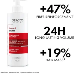 Vichy Dercos Energising Stimulating Shampoo Hair Loss 400ml (13.53floz)
