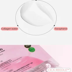 VT Cosmetics Collagen Reedle Shot 100 2Step Mask Firming Hydrogel Face Mask x1 (1.16oz)