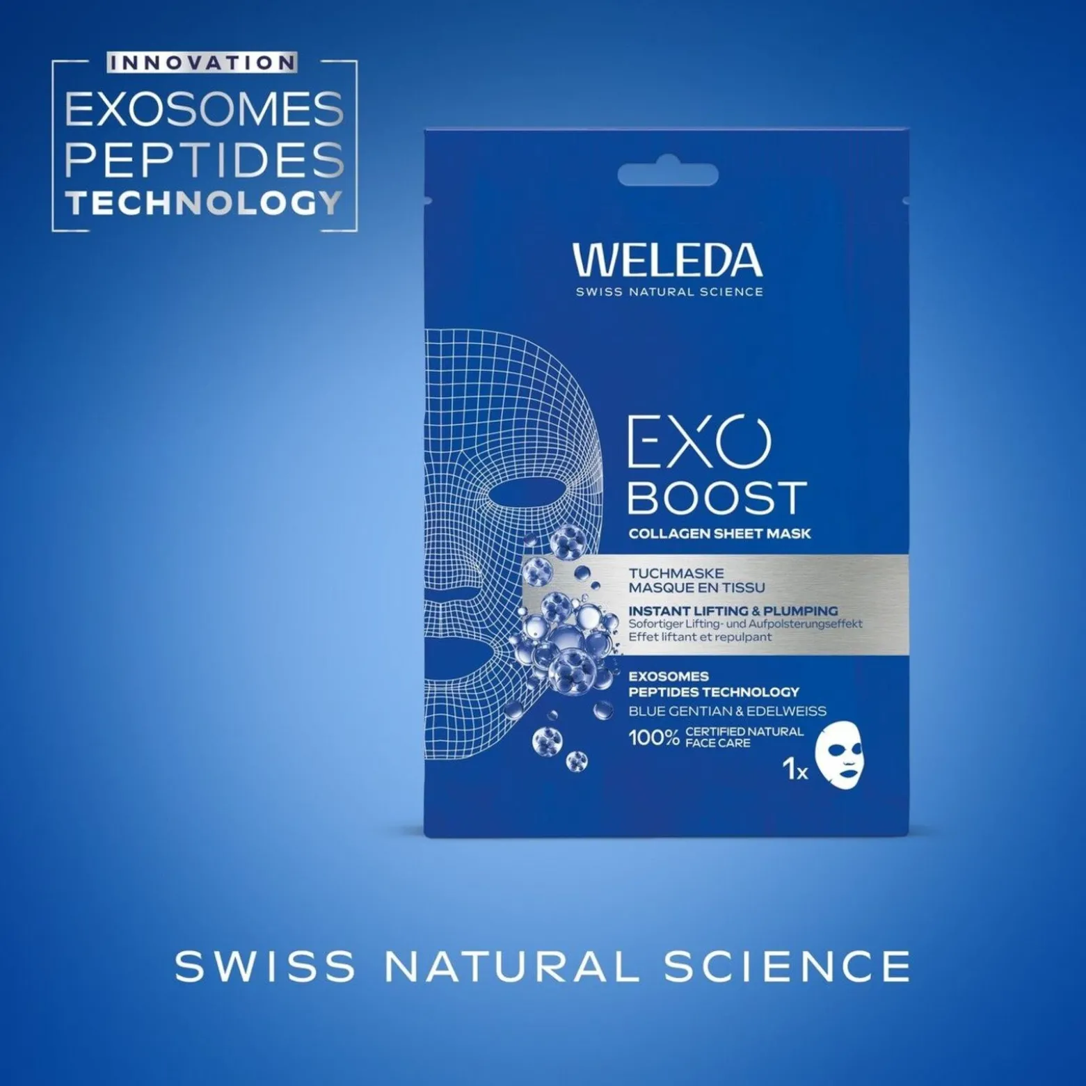 Weleda Exo Boost Collagen Sheet Mask x1