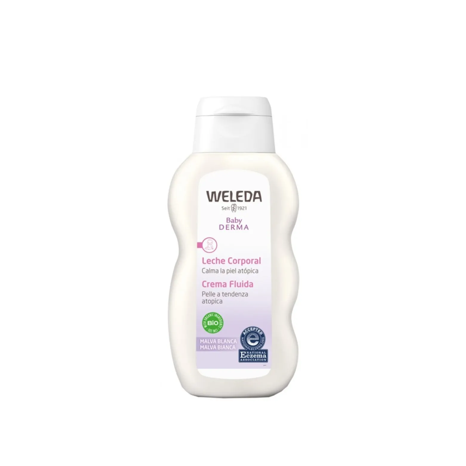 Weleda White Mallow Baby Derma Body Lotion Fragrance-Free 200ml (6.76fl oz)