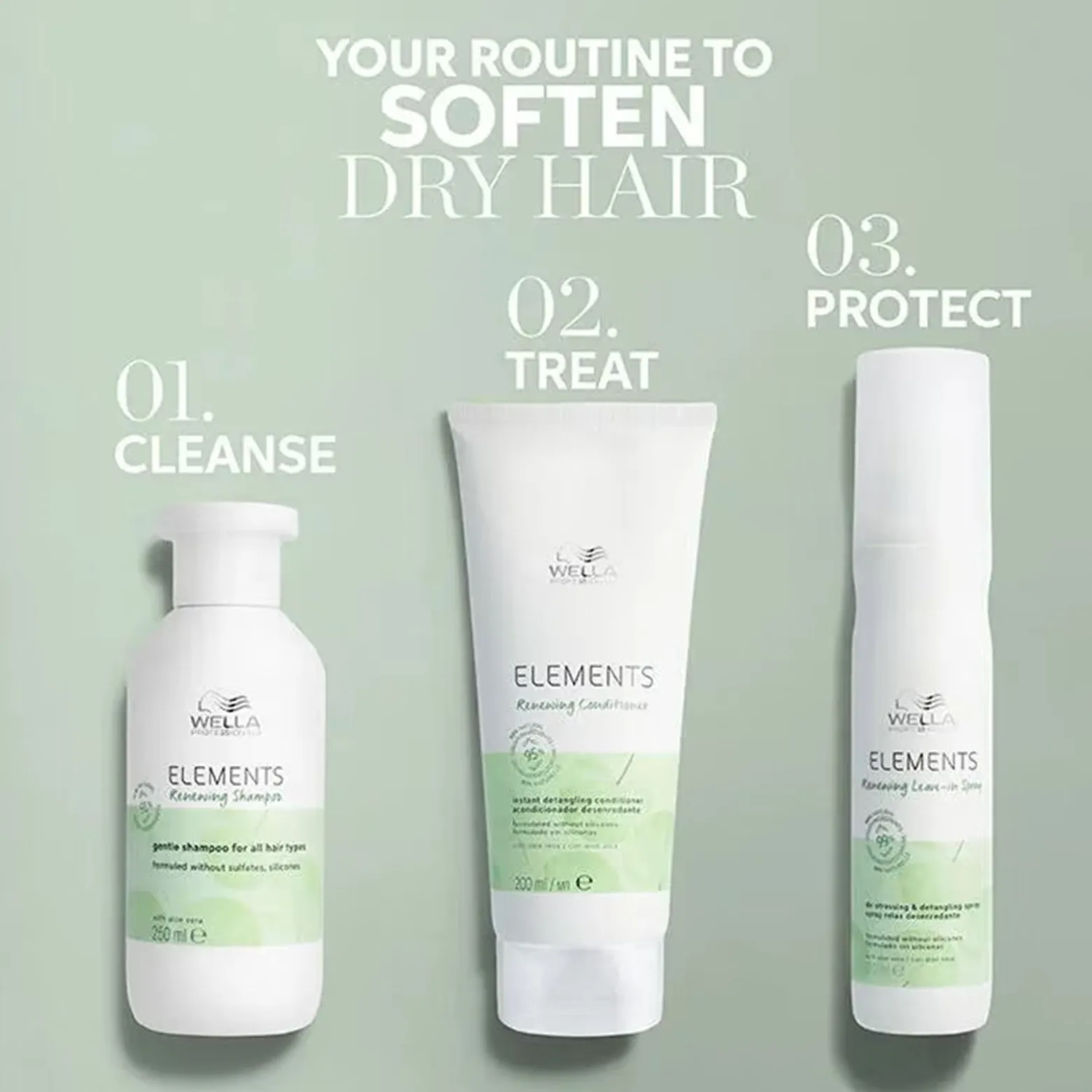 Wella Elements Renewing Leave-In Spray 150ml (5.07floz)