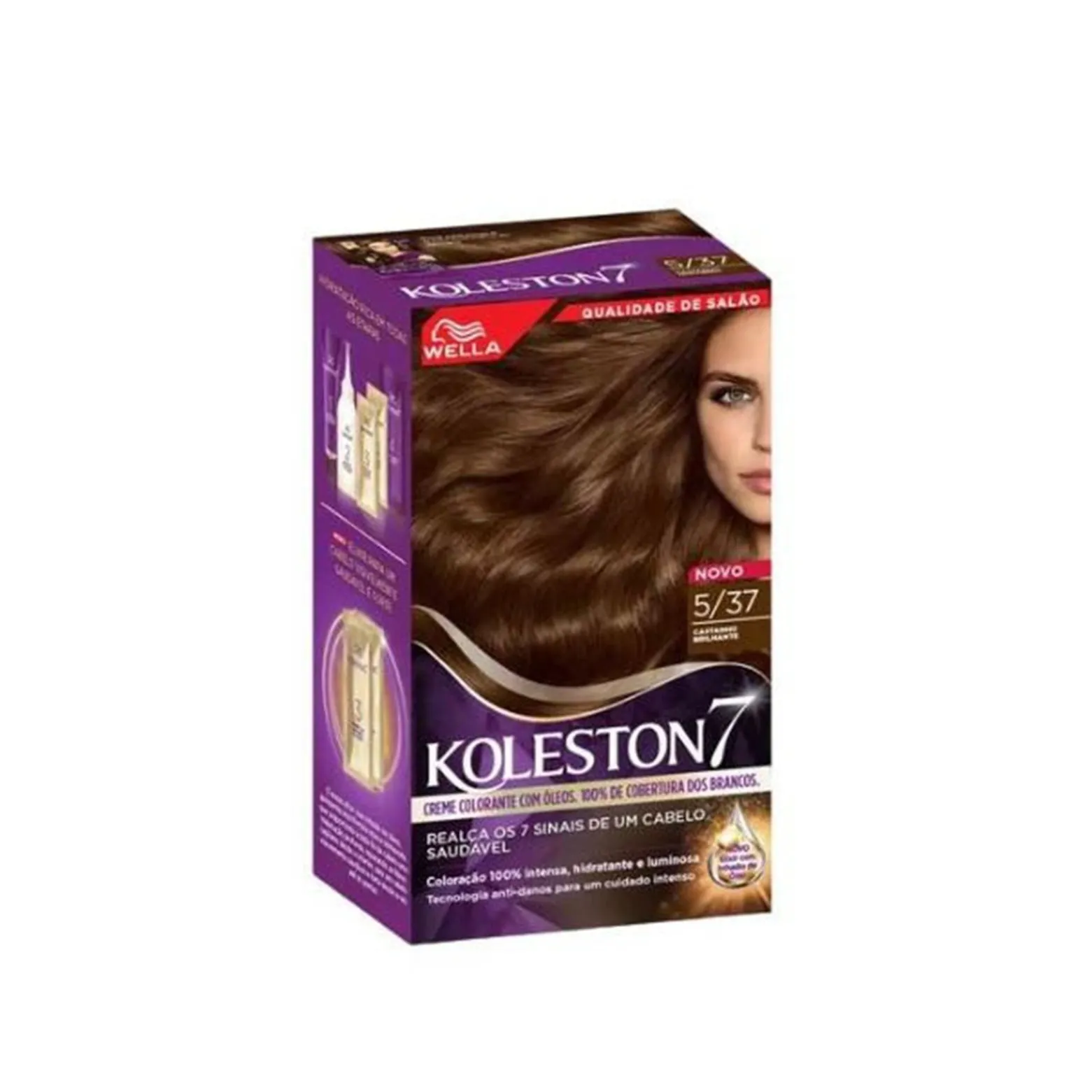 Wella Koleston 5/37 Seductive Brown Permanent Hair Color