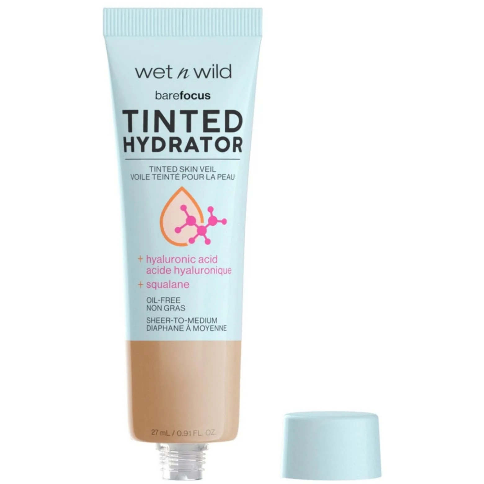 Wet n Wild Bare Focus Tinted Hydrator Tinted Skin Veil Medium Tan 27ml (0.91floz)
