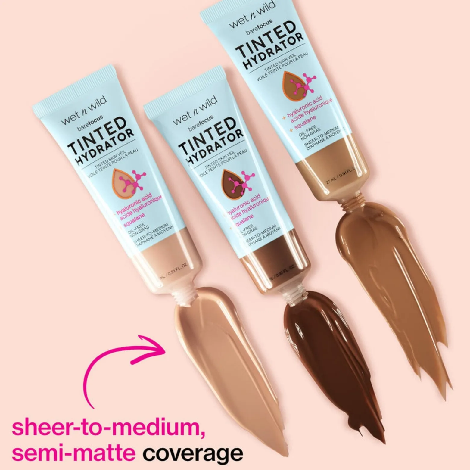 Wet n Wild Bare Focus Tinted Hydrator Tinted Skin Veil Fair 27ml (0.91floz)