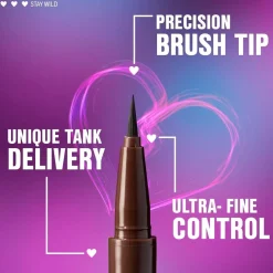 Wet n Wild Breakup Proof Waterproof Liquid Eyeliner Brown 0.5ml (0.017floz)