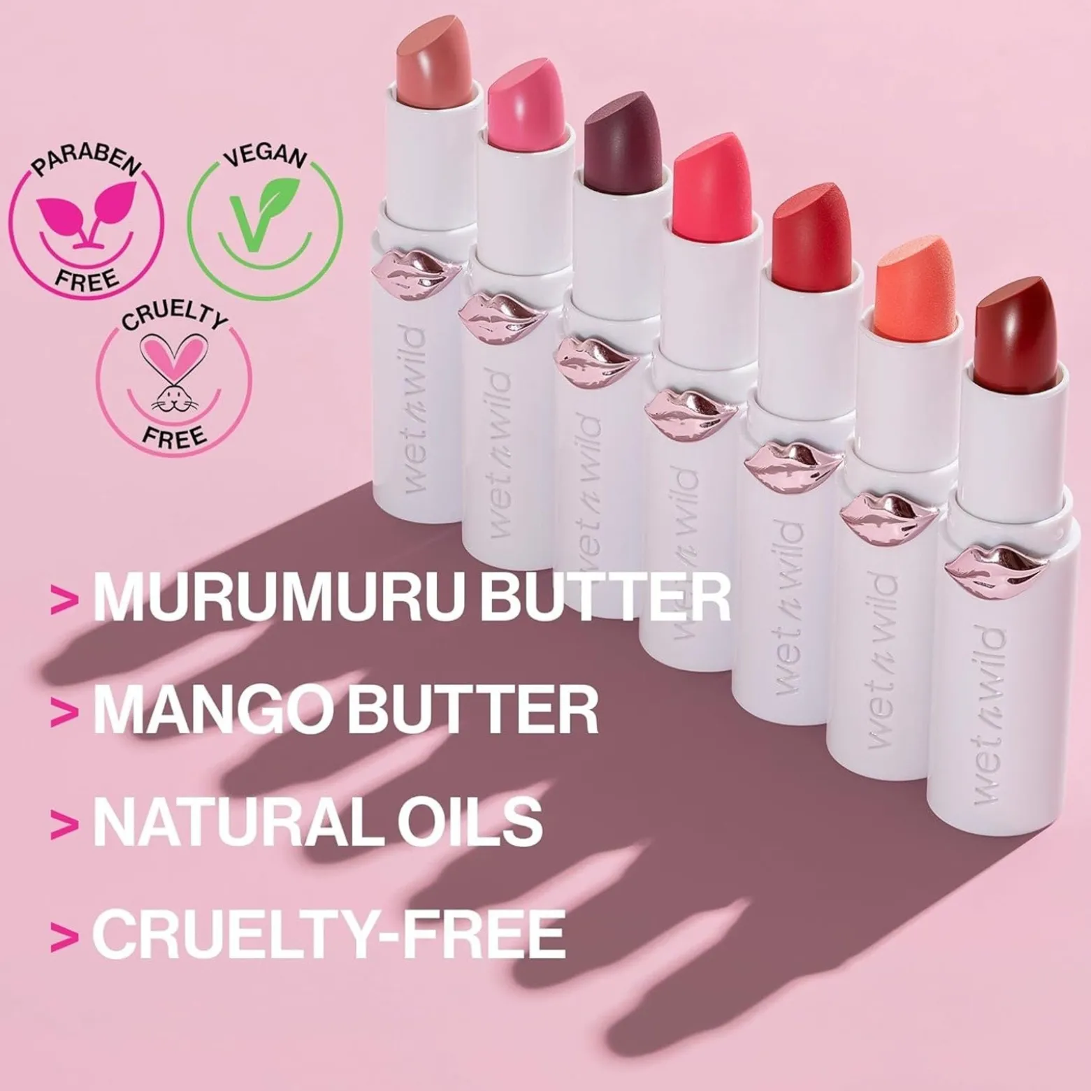 Wet n Wild Mega Last High-Shine Lip Color Raining Rubies 3.3g (0.11oz)