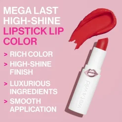 Wet n Wild Mega Last High-Shine Lip Color Sangria Time 3.3g (0.11oz)