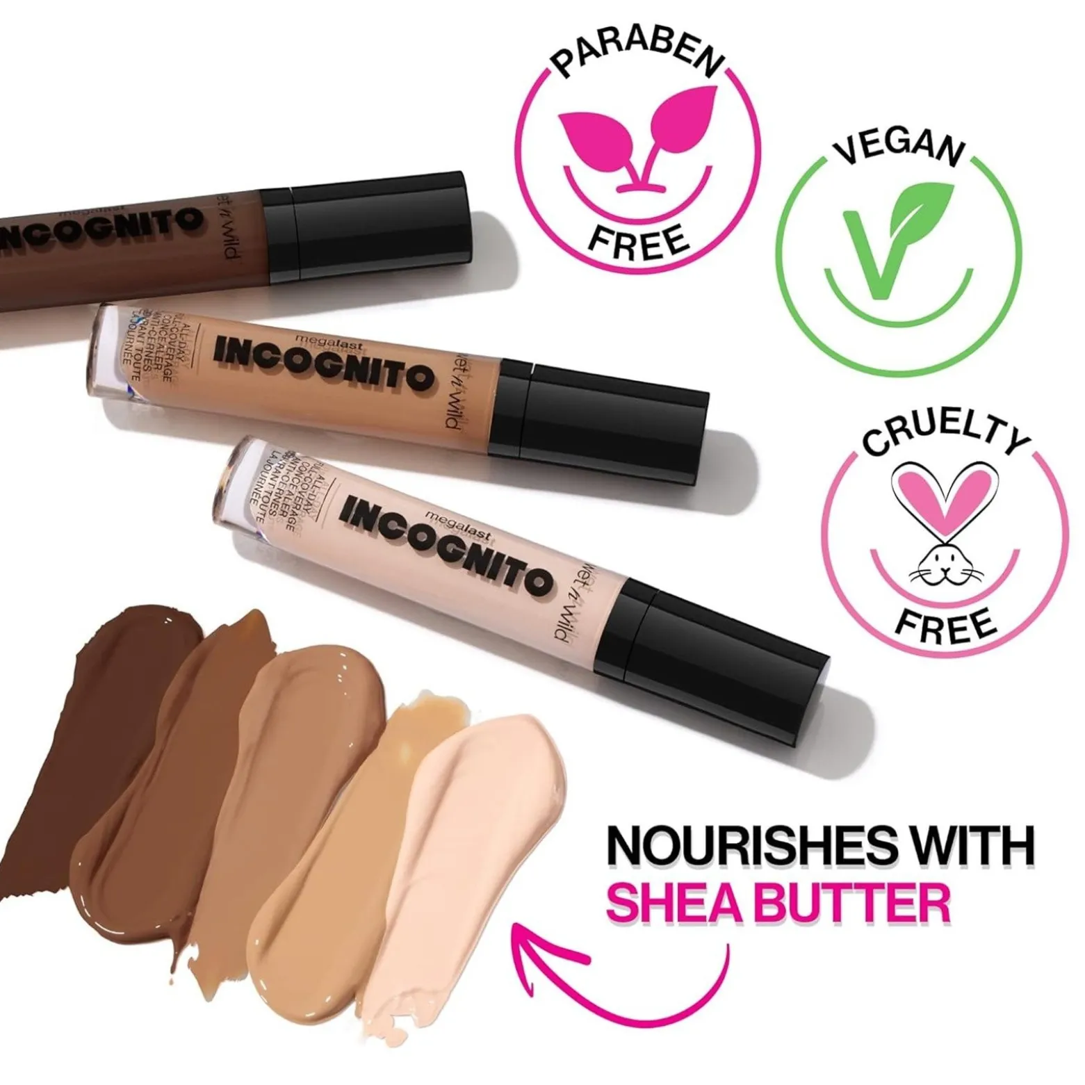 Wet n Wild Mega Last Incognito All-Day Full Coverage Concealer Medium Neutral 5.5ml (0.18floz)