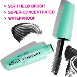 Wet n Wild Mega Protein Waterproof Mascara Very Black 6ml (0.21floz)