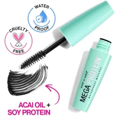 Wet n Wild Mega Protein Waterproof Mascara Very Black 6ml (0.21floz)