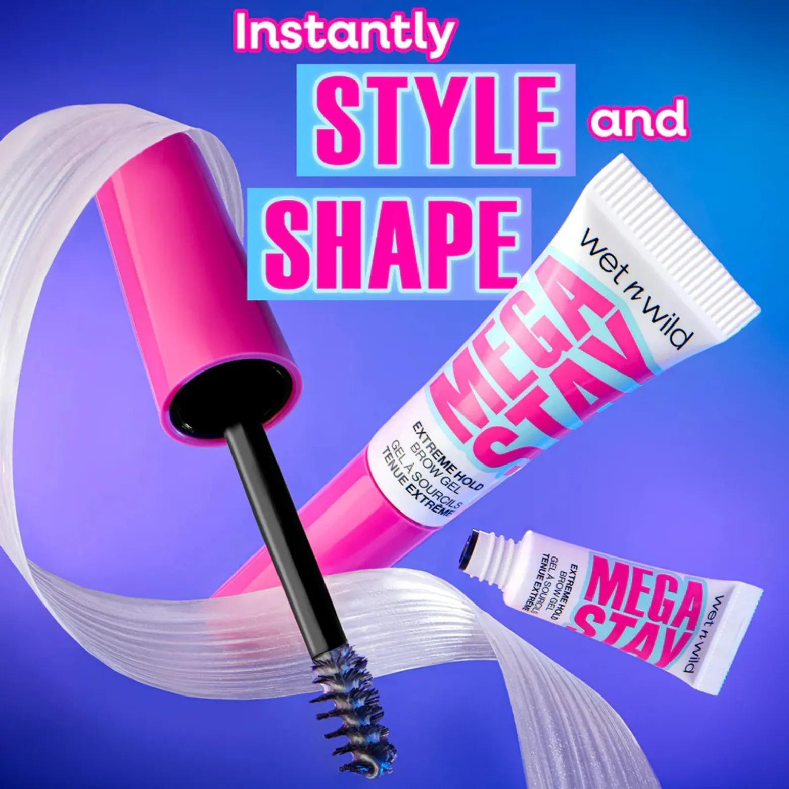 Wet n Wild Mega Stay Extreme Hold Brow Gel Clear 5.6ml (0.19floz)