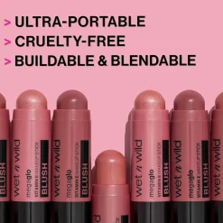 Wet n Wild Megaglo Vitamin E Makeup Stick Blush Dusty Pink 6g (0.21oz)
