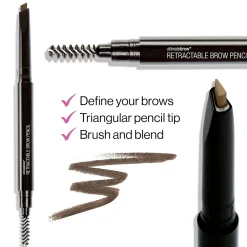 Wet n Wild Ultimate Brow Retractable Brow Pencil Ash Brown 0.2g (0.007oz)