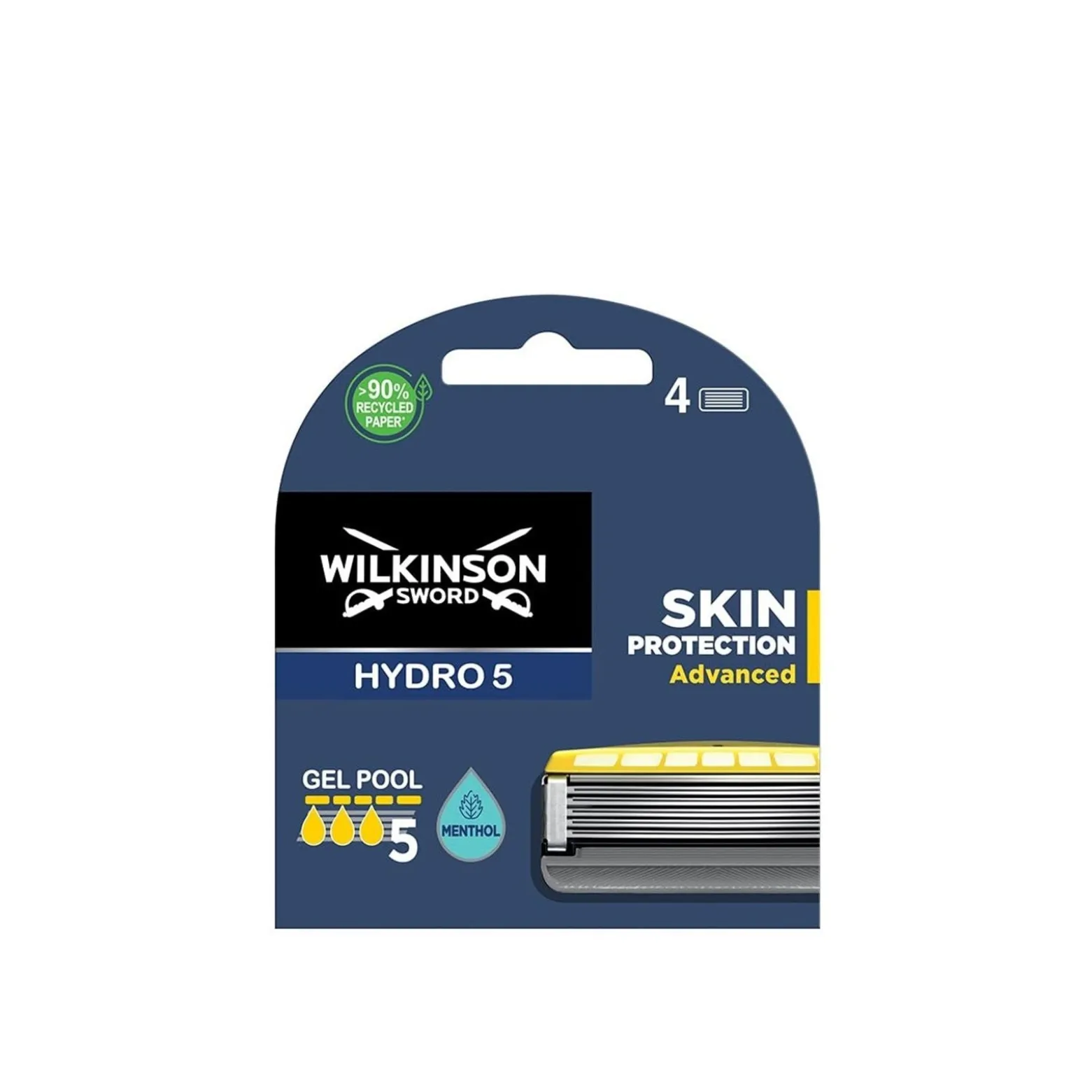 Wilkinson Sword Hydro 5 Skin Protection Advanced Replacement Razor Blades x4