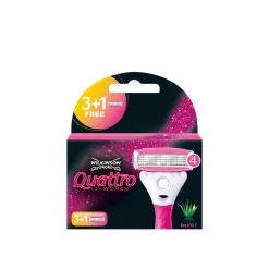 Wilkinson Sword Quattro for Women Replacement Razor Blades x4