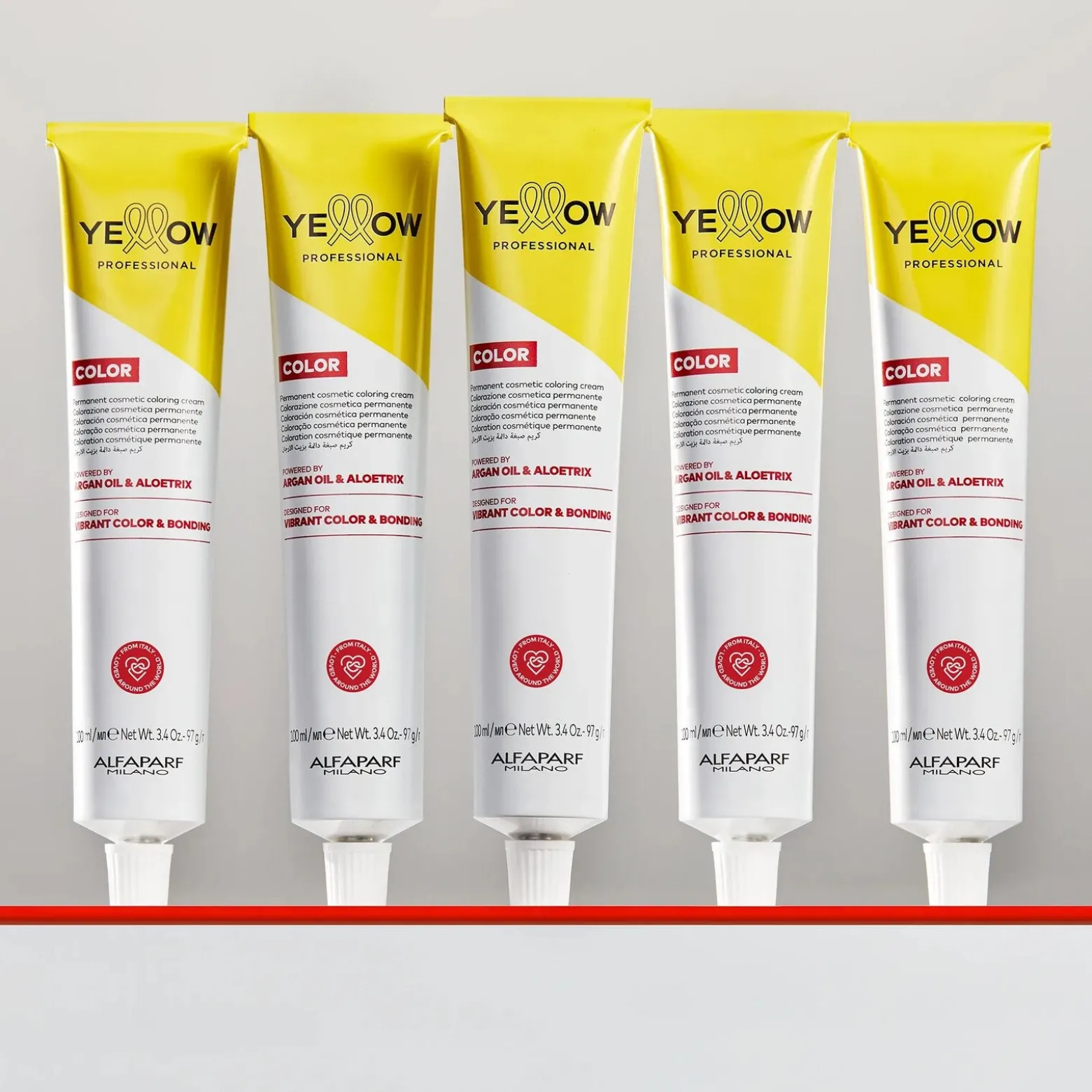 Yellow Professional Color Permanent Cosmetic Coloring Cream 410 Ash Intensifier 100ml (3.38floz)