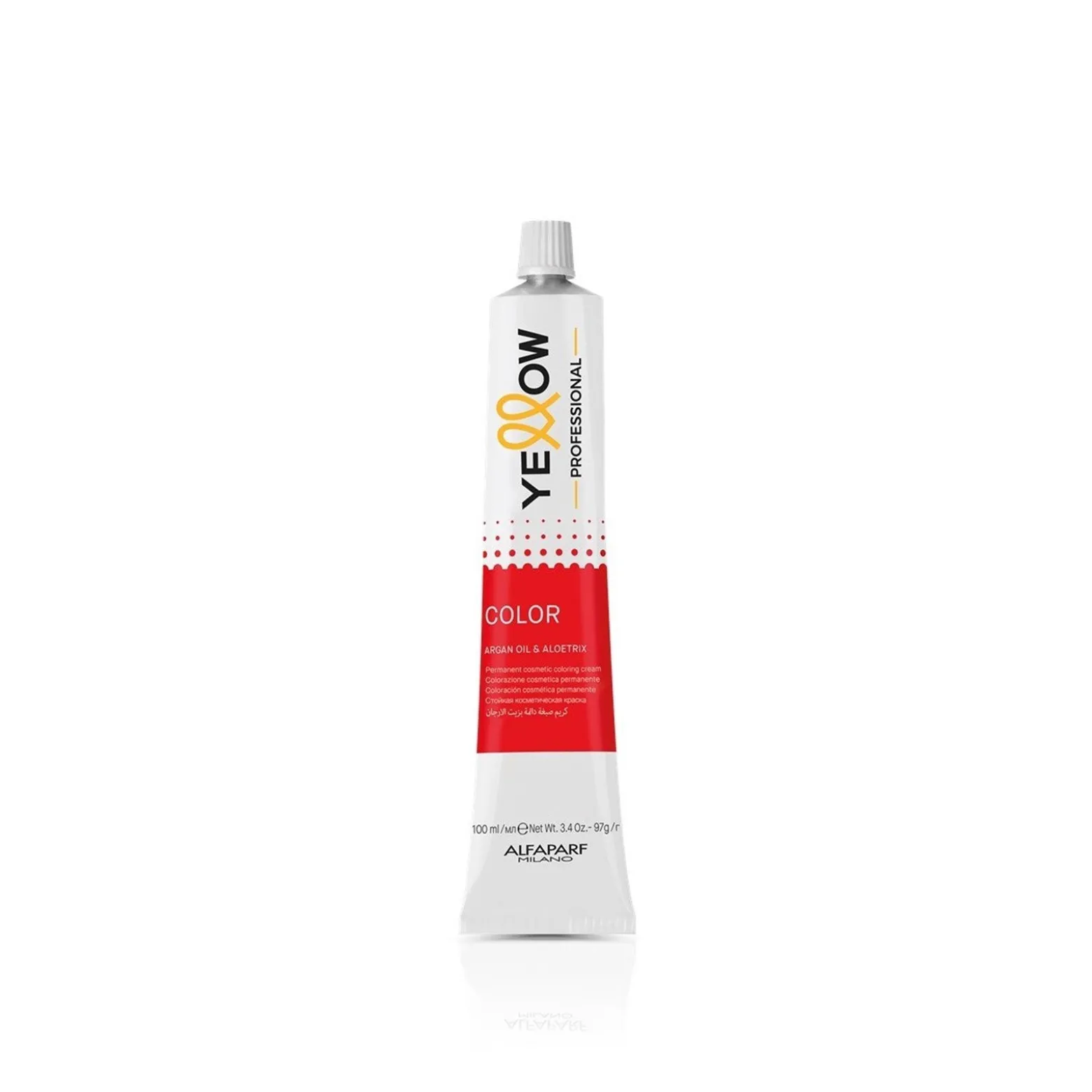 Yellow Professional Color Permanent Cosmetic Coloring Cream 8.11 Light Intense Ash Blonde 100ml (3.4oz)