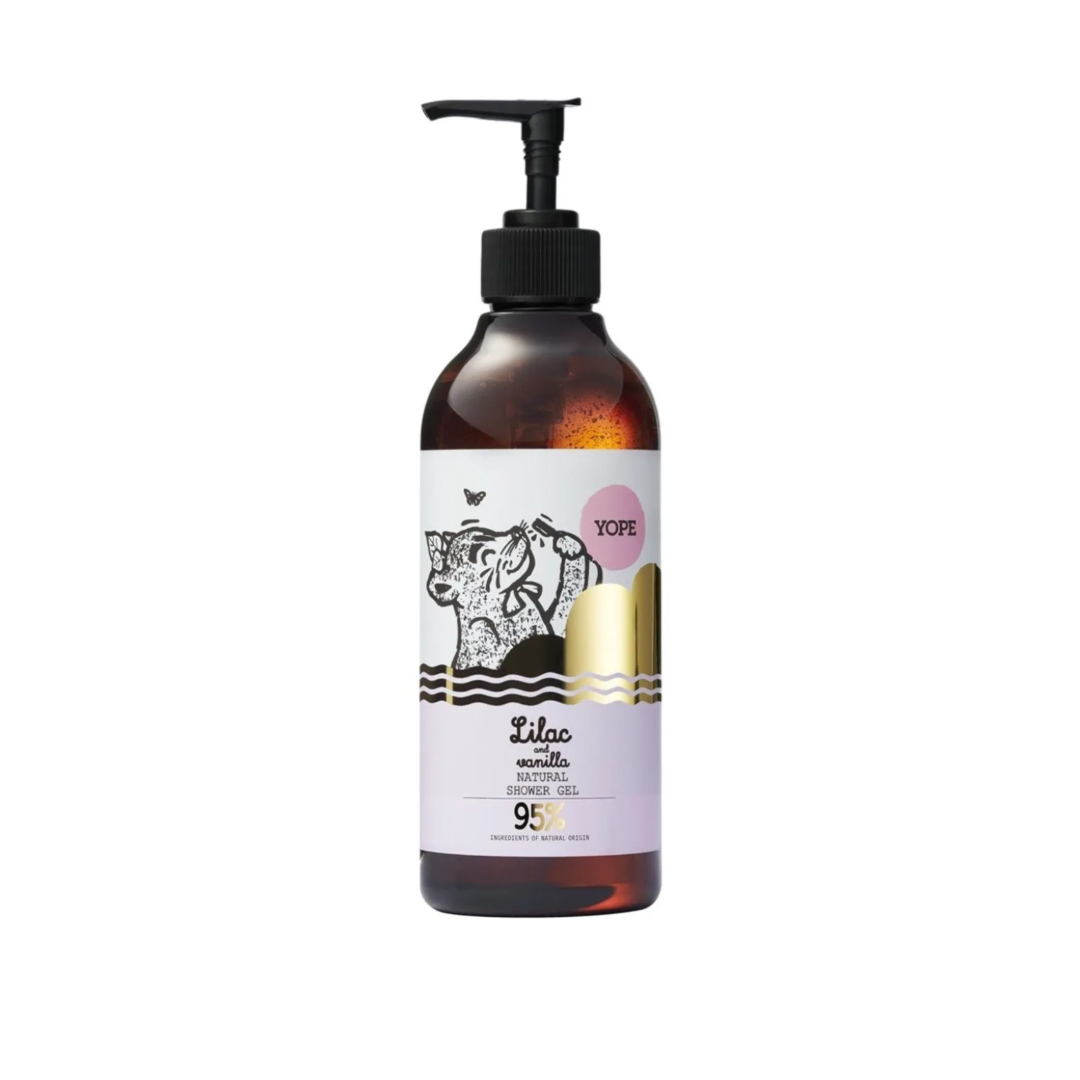 Yope Lilac and Vanilla Natural Shower Gel 400ml (13.5floz)