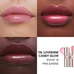Yves Saint Laurent Loveshine Candy Glow Sheer-Shine Color & Care Lip Balm 1B Pink Sunrise 3.1g (0.10oz)