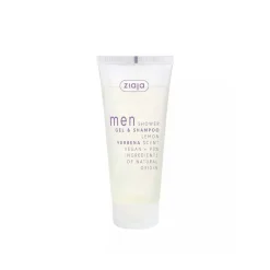 Ziaja Men Shower Gel & Shampoo Lemon Verbena Scent 200ml (7.0floz)
